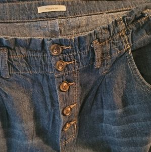 Maurices Size 24 wide leg jeans